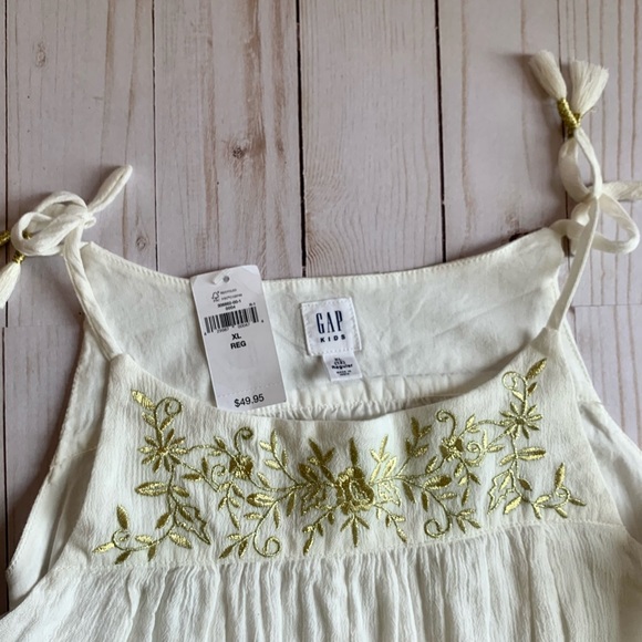 NWT Gap Kids Soft Woven Tiered Goddess Dress - Picture 3 of 3